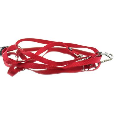 Nobby® Hunde Führleine Classic M-L Rot 200 cm - Nylon