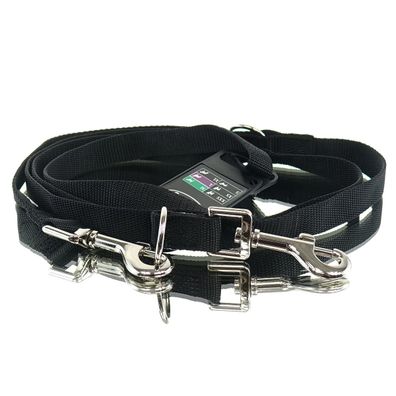 Nobby® Hunde Führleine Classic M-L Schwarz 200 cm - Nylon