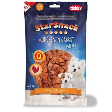 Nobby® Hunde StarSnack MINI Chicken´n Carrot 70 g