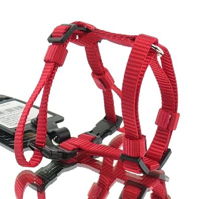 Nobby® Hunde Geschirr Classic XS-S Rot Brust 20-35 cm - Nylon
