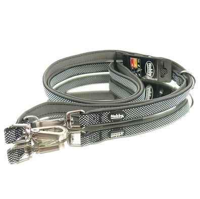Nobby® Hunde Führleine Classic Preno Royal Schwarz 2 Meter Größe XS - S