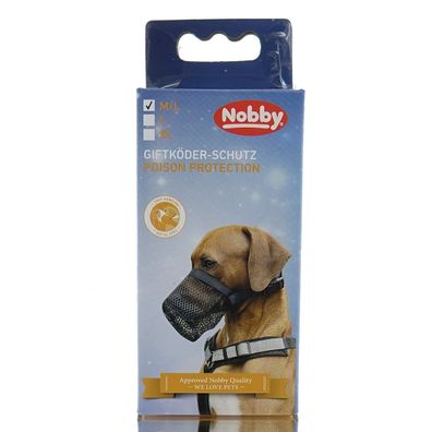 Nobby® Hunde Giftköderschutz Schwarz M-L