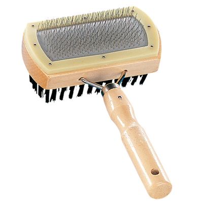 Nobby® Hunde + Katzen Nature Line Rupfbürste doppelt