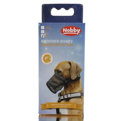 Nobby® Hunde Giftköderschutz Schwarz XL