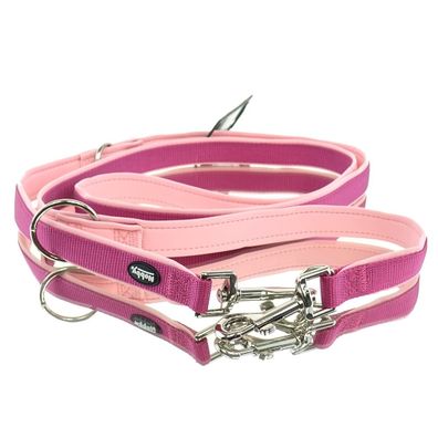 Nobby® Führleine"Classic Preno" himbeere/pink L: 200 cm, B:20/25 mm
