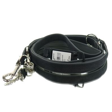 Nobby® Hunde Führleine Classic Preno Schwarz/Grau 2 Meter Größe M - L