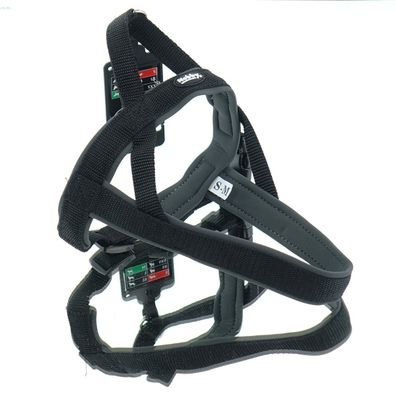 Nobby® Hunde Norwegergeschirr Classic Preno Schwarz/Grau Größe S - M