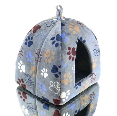Nobby® Hunde- und Katzen-Höhle Classic LISSI Dunkelgrau 33 x 33 cm - Schaumstoff
