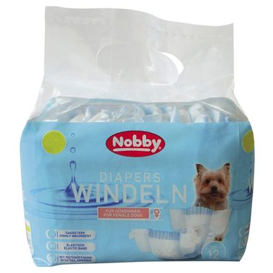 Nobby® Hunde Windeln für Hündinnen M-L 36-52 cm - 12 Stück