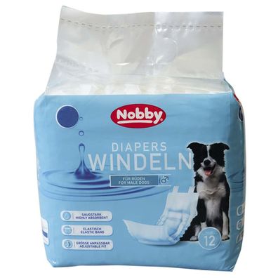 Nobby® Hunde Windeln für Rüden M-L 46-60 cm - 12 Stück