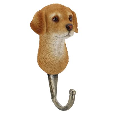 Esschert Design Garderobenhaken Hundekopf Labrador Retriever 11,9 cm - Polyresin & Me