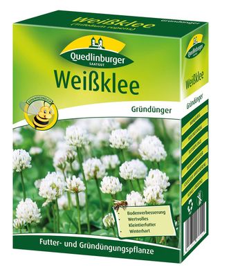 Quedlinburger Gründüngung Weißklee 500 g - Faltschachtel