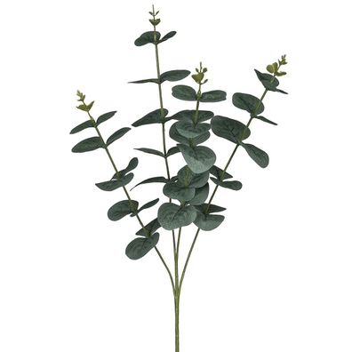 GASPER Eukalyptuszweig Grau-Grün 69 cm - Kunstpflanzen