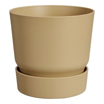 elho® Greenville Pflanzgefäß Sandfarben Ø 20 cm - Kunststoff