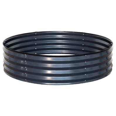 Esschert Design Bodenhochbeet S Rund Anthrazit Ø 120,5 cm - Metall
