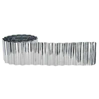 Esschert Design Rasenkante Wellblech aufgerollt 500 x 14 cm - verzinktes Metall