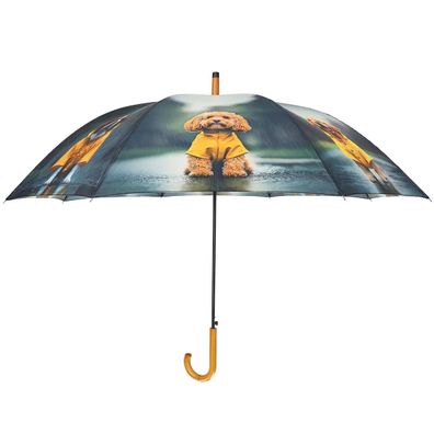 Esschert Design Regenschirm Hunde mit Regenjacken Ø 119,5 cm