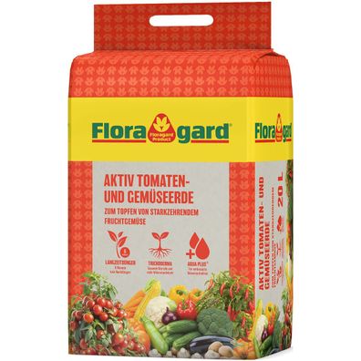 Floragard® Aktiv Tomaten- und Gemüseerde - 20 Liter