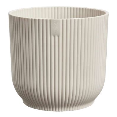 elho® Vibes Übertopf Fold Leinenweiß Ø 14 cm - Kunststoff