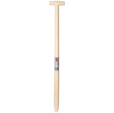 IDEAL-T-Stiel für Pionier-spaten gebogen, roh, feingeschliffen 85 cm - Esche