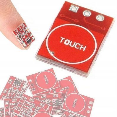 Rosfix Touch Modul TTP223 – Kapazitiver Sensor | 2–5,5V DC, 13,97×10,79 mm