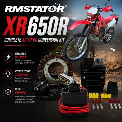 Battery Charging Stator Kit 250W AC to DC Conversion Honda XR 650 R 00-07 31120-MBN-6