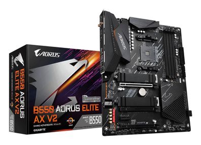 Gigabyte Mainboard B550 AORUS ELITE AX - ATX - Socket AM4 - AMD B550