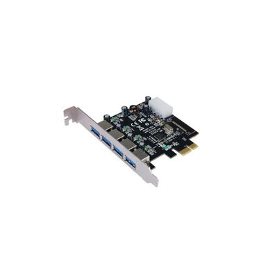 Longshine USB 3.0 Card PCIe 4 * extern inkl. SATA Power Kabel retail