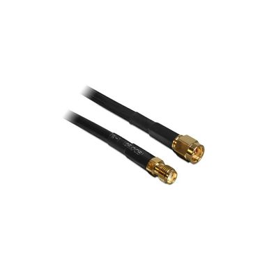 DELOCK HF Kabel SMA -> SMA St/Bu 10.00m low loss
