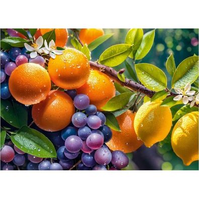 CHERRY PAZZI Puzzle Sonnige Früchte 1000 Teile