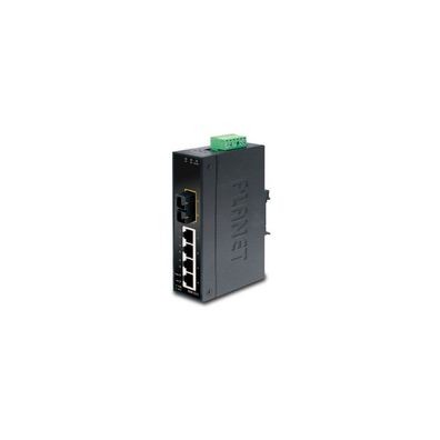 PLANET 4 + 1 100FX Port Multi-mode Industrial Ethernet Switch