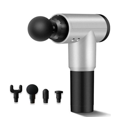 Platinet Pro Sport Massagepistole 20 W 6 Stufen 4 Aufsätze 1500 mAh