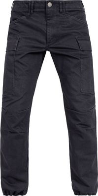 John Doe Motorrad Hose Monolayer Regular Cargo Mono Black/Black