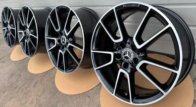4x Original Mercedes C450 C43 AMG W205 19 Zoll Alufelgen A2054014900 A2054016500 NEU