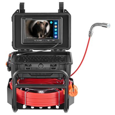VEVOR Kanalkamera 30 m Rohrinspektionskamera 9-Zoll 1080P 512-Hz-Sender