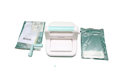 VEVOR Stanz- und Prägemaschine 160 mm ßffnung Scrapbooking Set manuell Rot