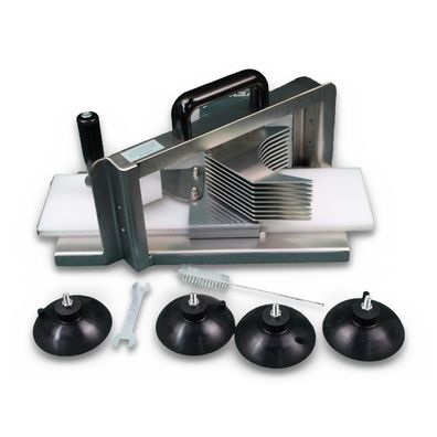 VEVOR Tomatenschneider AY450-2 6,35 mm Edelstahl Geméseschneider Gastronomie