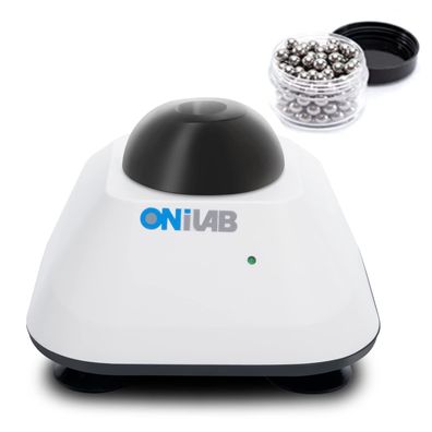 ONiLAB Mini Vortex Mixer Touch Labor Schéttler mit Alu-Gussbasis Schwarz