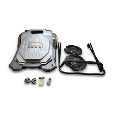 VEVOR Bodenkehrmaschine 65 cm Kehrbreite Handkehrmaschine 18,9 L Kehrbesen