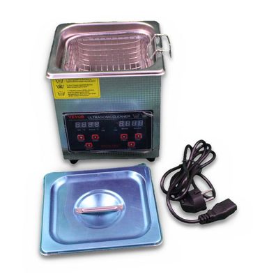 VEVOR Ultraschallreiniger 2 L 160 W Edelstahl mit Digitalanzeige und Heizung