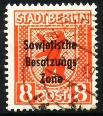 SBZ ALLG. Ausgaben Nr 202Avx zentrisch gestempelt X6776CE