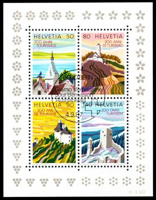 Schweiz BLOCK Kleinbogen 1980-1989 Block 25 ESS S5D1DD6
