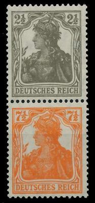 D-REICH Zusammendruck Nr S11b postfrisch SENKR PAAR X7D13FA