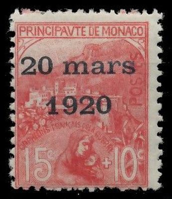MONACO 1920 Nr 39 ungebraucht X3AD752