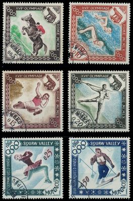 MONACO 1960 Nr 629-634 gestempelt X3B3716
