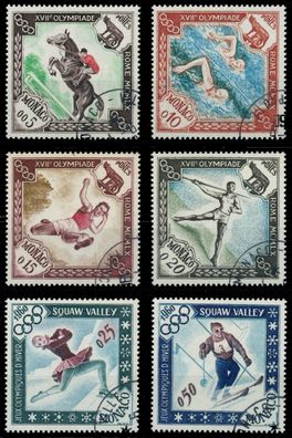 MONACO 1960 Nr 629-634 gestempelt X3B370E