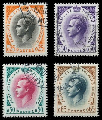 MONACO 1960 Nr 657-660 gestempelt X3B394E