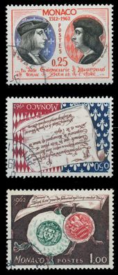 MONACO 1962 Nr 689-691 gestempelt X3B5BF2