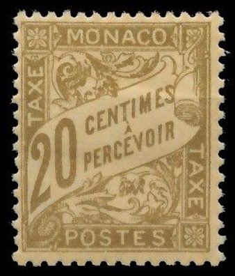 MONACO Portomarken Nr 14 ungebraucht X3BA4B6