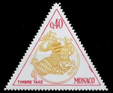 MONACO Portomarken Nr 72 postfrisch X3BA51E